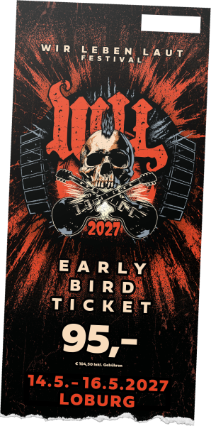 Wir leben laut Festival 2027 - Early Bird Ticket